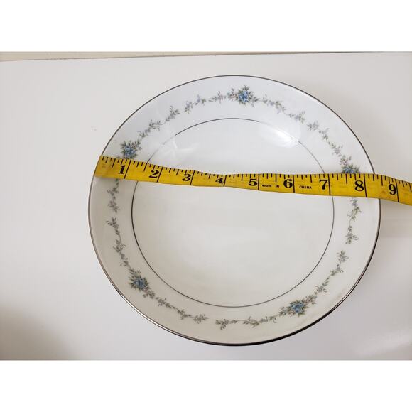 Noritake Fine China GLENCOE #6505 Serving Bowl Round 10" & 8" Vegetable Lot of 2 - Picture 7 of 8